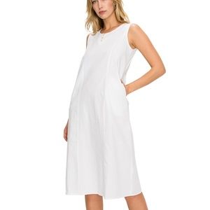 Poplooks Linen Dress